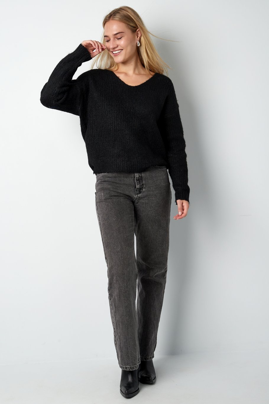 Bowtiful Pullover - blau Bild8